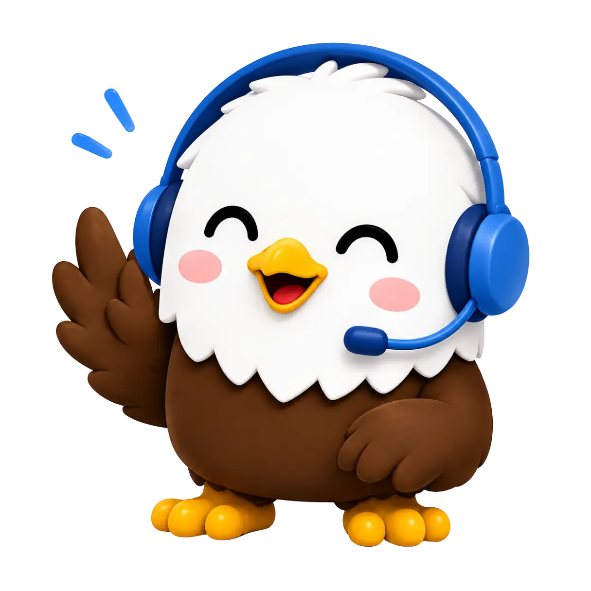 Faltive mascot eagle character