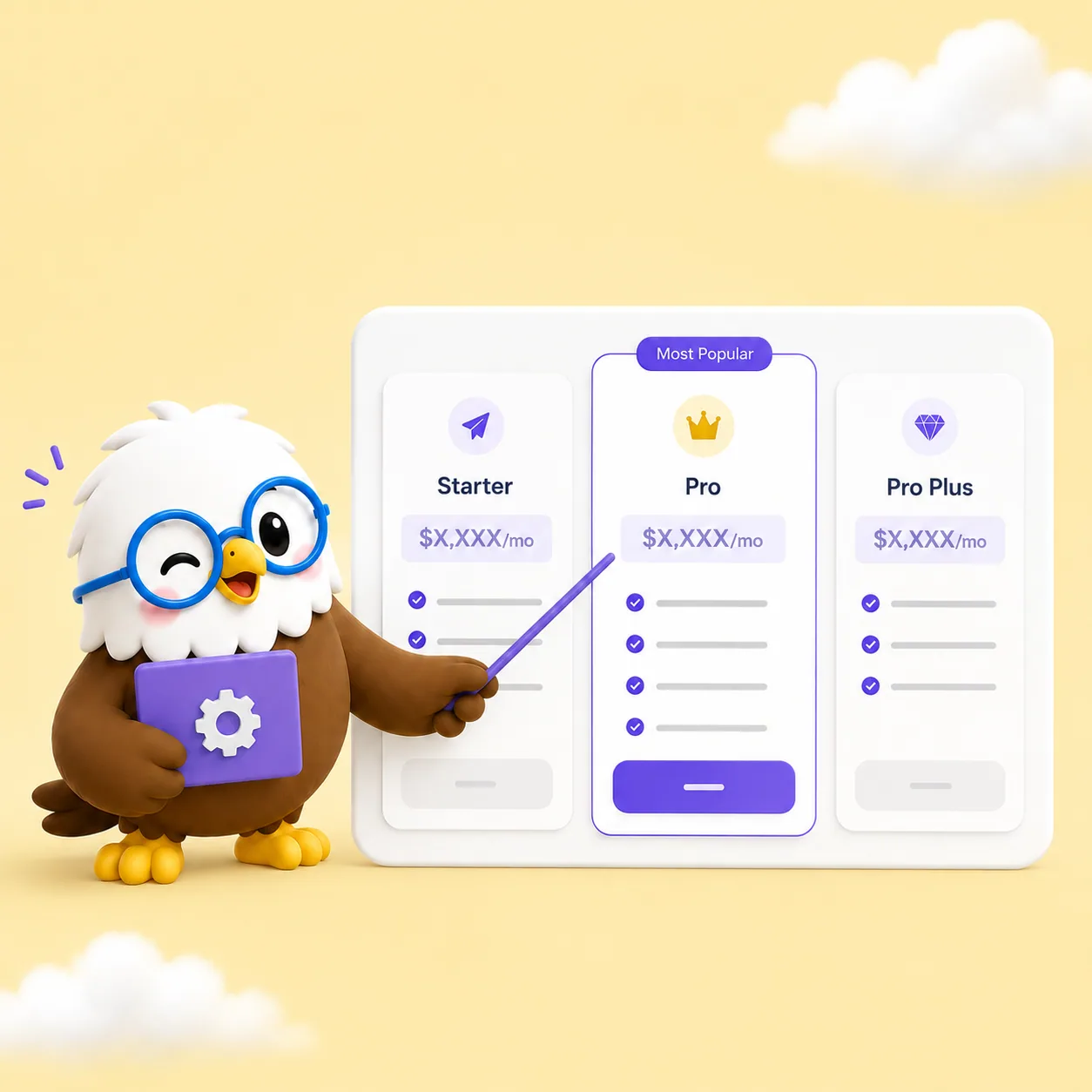 Step: Subscribe — Faltive design request interface